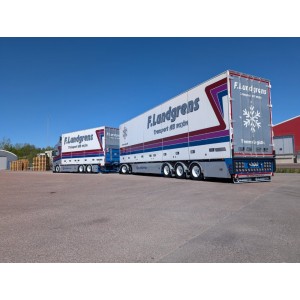 90045 - Scania NGR Highline combi reefer Lundgrens /1:50 Tekno