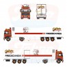 87650 - Volvo F12 Globetrotter 4x2 frigo Jern Henrik Guldager /1:50 Tekno