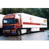 87650 - Volvo F12 Globetrotter 4x2 reefer trailer 3axle Jern Henrik Guldager /1:50 Tekno