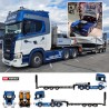 WSI01-4974 - Scania CS20H 6x4 semi-lowloader 3axle Haugo Spesialoppdrag /1:50 WSImodels