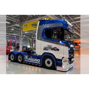 WSI01-4974 - Scania CS20H 6x4 semi-lowloader 3axle Haugo Spesialoppdrag /1:50 WSImodels