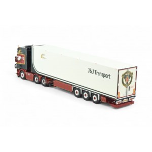 85486 - Scania serie4 Topline 164-480 6x2 reefer J&J Transport /1:50 Tekno