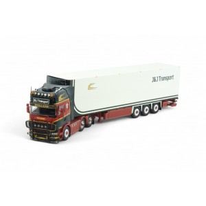 85486 - Scania serie4 Topline 164-480 6x2 frigo J&J Transport /1:50 Tekno