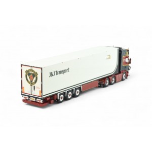 85486 - Scania serie4 Topline 164-480 6x2 reefer J&J Transport /1:50 Tekno