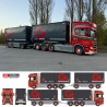 WSI01-4922 - Scania CR20H combi hoolift Ronnie Petersen /1:50 WSImodels