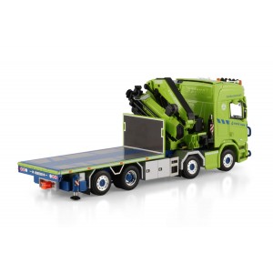 WSI01-4855 - Scania CR20H rigid 8x2 Fassi 1100+jib Nordic Crane Kynningsrud /1:50 WSImodels