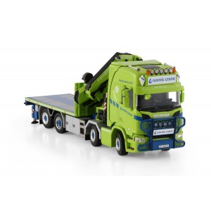 WSI01-4855 - Scania CR20H rigid 8x2 Fassi 1100+jib Nordic Crane Kynningsrud /1:50 WSImodels