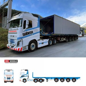 WSI01-4856 - Volvo FH5 Globetrotter 6x4 flatbed 4axle Sabesa SA /1:50 WSImodels
