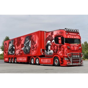 87692 - Scania NGS Longline 6x2 frigo Vandenbulcke - STH - Public Enemies/1:50 Tekno