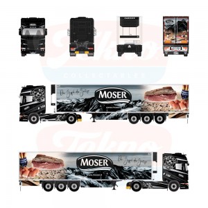 89065 - Scania R Topline 4x2 frigo Moser /1:50 Tekno