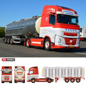 WSI01-5122 - Volvo FH Aero Globetrotter XL 4x2 tank-trailer Wetter /1:50 WSImodels