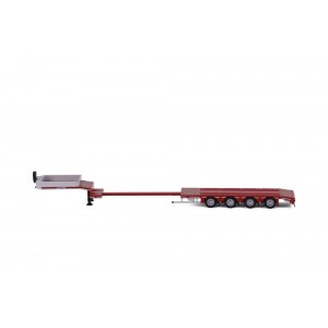 20-1348 - Faymonville MAX100 Semi Low Loader - RED /1:50 Cavallino