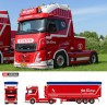 WSI01-5103 - Volvo FH Aero Globetrotter XL 4x2 vasca leggera Johs. Toustrup /1:50 WSImodels