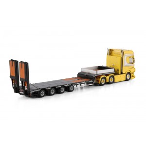 WSI01-4875 - Scania CR20H 6x4 lowloader w/ramps 4axle Nordbø Maskin /1:50 WSImodels