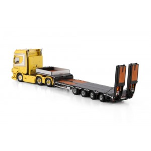WSI01-4875 - Scania CR20H 6x4 lowloader w/ramps 4axle Nordbø Maskin /1:50 WSImodels