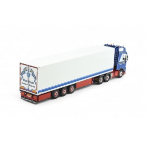 85729 - Volvo FH5 Globetrotter XL 6x2 frigo Steve Swain /1:50 Tekno