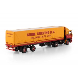 WSI01-4478 - DAF 3300 4x2 curtainside Gebr. Greving Transport /1:50 WSImodels
