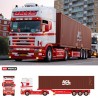 WSI01-5154 - Scania serie4 Topline 4x2 40ft container Ferdi van den Heuvel /1:50 WSImodels