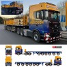 WSI01-5252 - Scania CS20H 6x4 ballast 6axle Ainscough Cran Hire /1:50 WSImodels