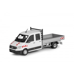 1616/2 - MAN TGE Platform truck (white) /1:50 Conrad