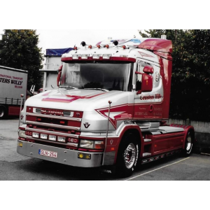 88105 - Scania serie4 Torpedo 4x2 centinato 3assi Willy Ceusters /1:50 Tekno