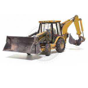 WM045 - Caterpillar 420d backhoe loader - weathered series /1:50 Norscot