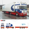 WSI01-4919 - Scania serie4 Topline 4x2 frigo Marcel Post /1:50 WSImodels