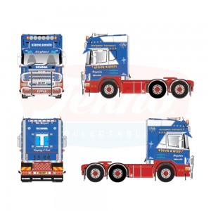 90836 - Scania 4 serie Topline 6x2 Steve Swain /1:50 Tekno