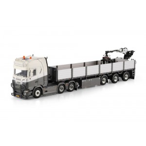 WSI01-4915 - Scania CS20H 6x2 brick-trailer De Lindenborg /1:50 WSImodels