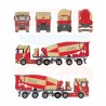 89965 - Scania NGR 6x2 autobetoniera Mussche Transport /1:50 Tekno