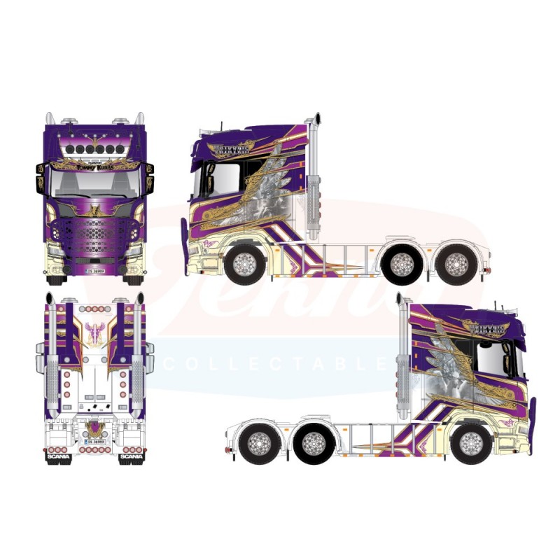 90023 - Scania NGS Highline 6x2 Tommy Kurås /1:50 Tekno