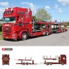 WSI01-5116 - Scania Streamline Topline 6x2 biga trasporto auto Per Henriksen /1:50 WSImodels