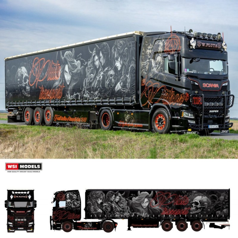 WSI01-5130 - Scania CS20H 4x2 curtainside El-Patron /1:50 WSImodels