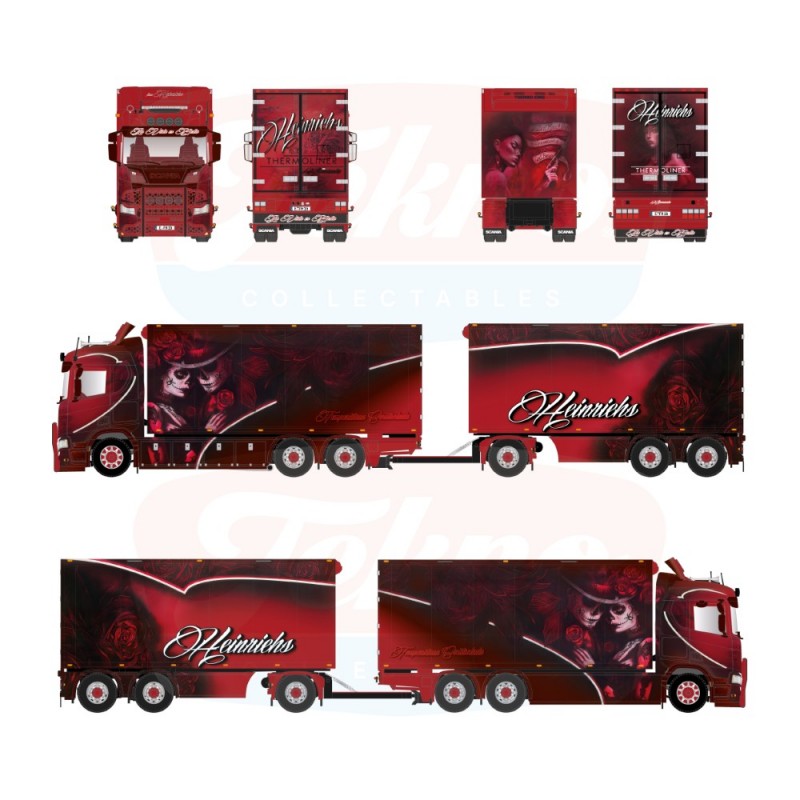 86676 - Scania NG-R770 combi Heinrichs /1:50 Tekno