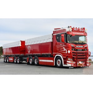 32-0247 - Scania R bulk-tipper combi Mads Myrup /1:50 IMCmodels