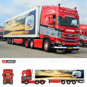 WSI01-5031 - Scania CR20H 6x2 reefer N.C. Christensen & Sonner /1:50 WSImodels