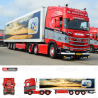 WSI01-5031 - Scania CR20H 6x2 reefer N.C. Christensen & Sonner /1:50 WSImodels