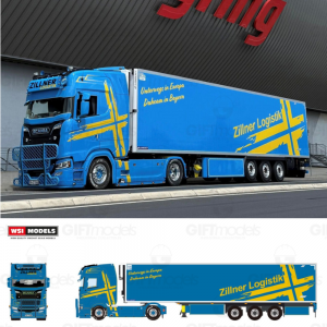 WSI01-5207 - Scania CS20H 4x2 frigo Zillner /1:50 WSImodels