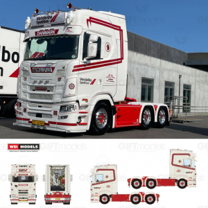 WSI01-4860 - Scania CS20H 6x2 Vendelbo Spedition /1:50 WSImodels