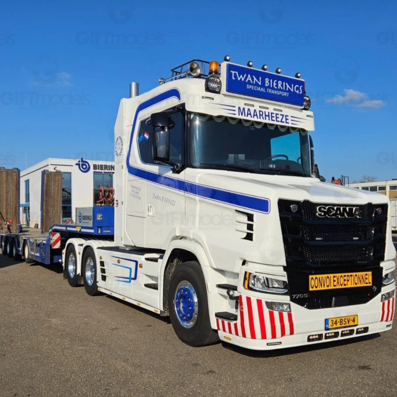 WSI02-3775 - Scania Vlastuin Torpedo 6x2 4axle wheel-loader Twan Bierings /1:50 WSImodels