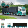 WSI01-5043 - DAF XF SH 6x2 2connect combi-trailer 5axle 2x20ft container A.R. Houweling /1:50 WSImodels