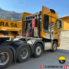 WSI02-3963 - MB Actros MP4 SLT Gigaspace 8x4 lowloader dolly 2+4axle C.Vismara SA /1:50 WSImodels
