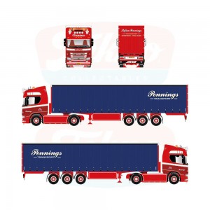 90046 - Scania NGR Highline 4x2 curtainside Pennings Transport /1:50 Tekno