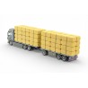 89057 - DAF XF combi trasporto fieno P&L Forman /1:50 Tekno