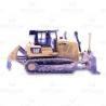 WM049 - Caterpillar D7E dozer cingolato - effetto sporcatura /1:50 Norscot