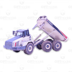 WM050 - Terex TA40 dumper articulated - weathered series /1:50 NZG