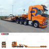 WSI01-5055 - Volvo FH5 Globetrotter XL 8x4 lowloader 1+3axle dolly Rolf Riedel /1:50 WSImodels