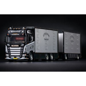 32-0281 - Scania S770 combi trasporto bestiame Straarup /1:50 IMCmodels