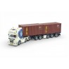 88978 - Scania NGR-530 5axle flexitrailer 2x20ft container Sneepels /1:50 Tekno