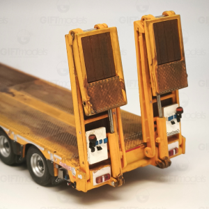 WM055 - Scania XT 6x4 MCOS lowloader 3-axle Yellow - weathered series /1:50 IMCmodels